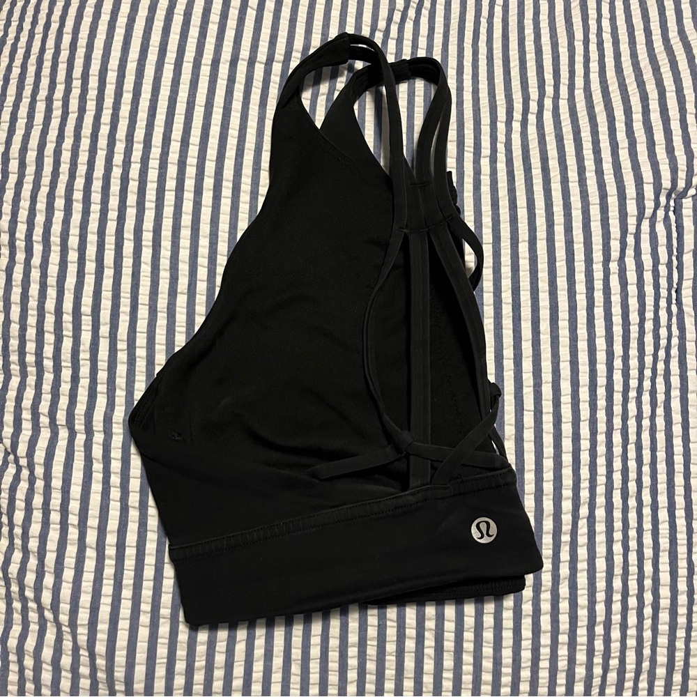 Lululemon high neck bra Black